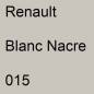 Preview: Renault, Blanc Nacre, 015.